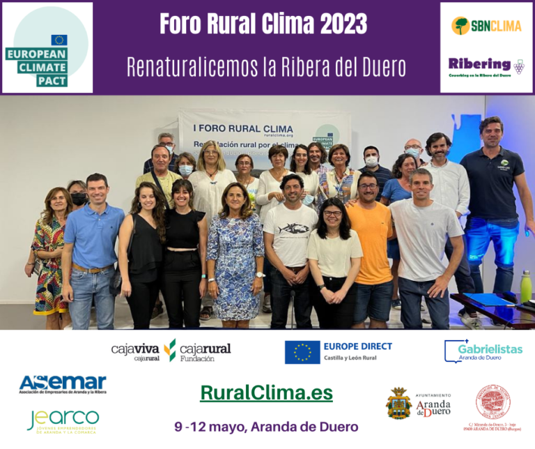 Llega la 2ª edición del Foro Rural Clima, una semana de charlas y debates para renaturalizar la Ribera del Duero