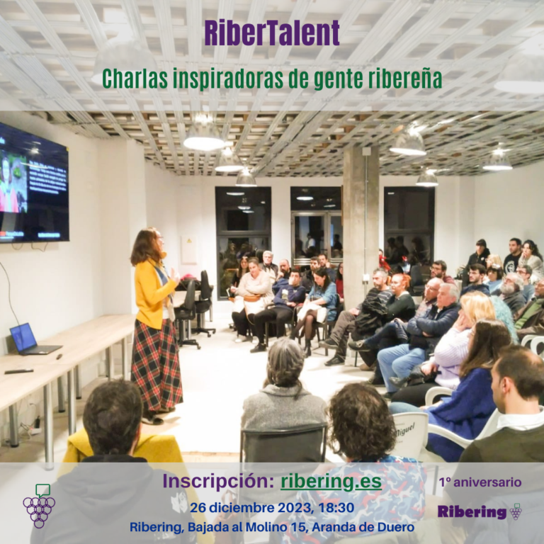 RiberTalent: charlas inspiradoras de gente ribereña – 1º Aniversario de Ribering, 26 diciembre 2023