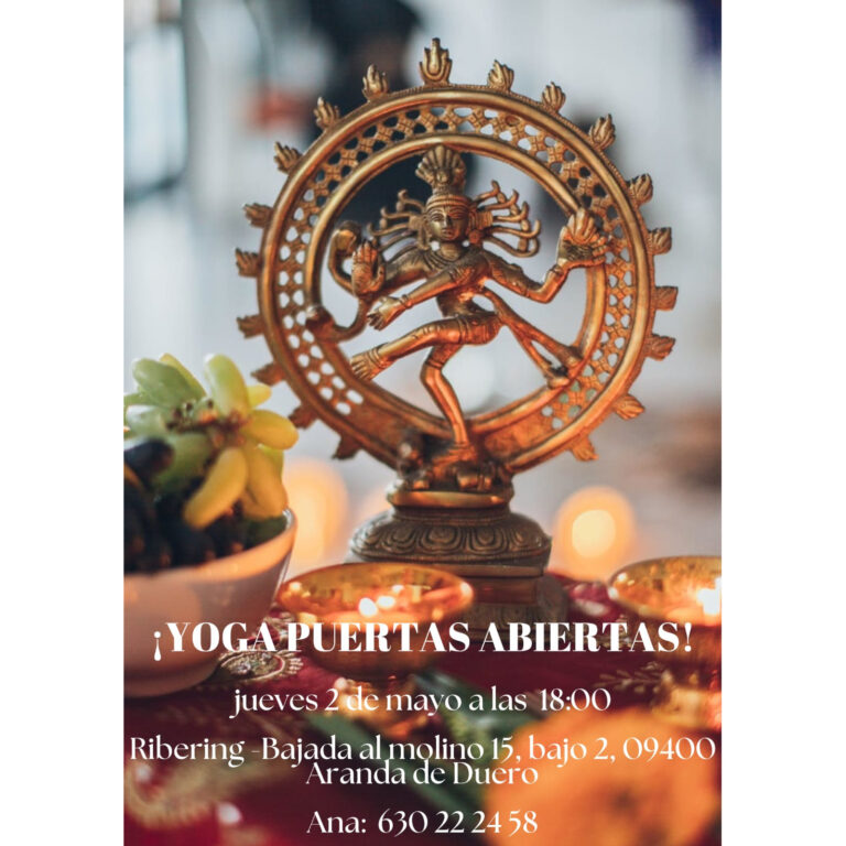Yoga con Ana – puertas abiertas – 2 mayo 2024