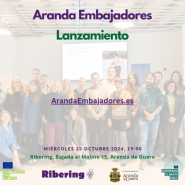 EU Comunidades por el Clima: arranca Aranda Embajadores, movilización ciudadana para la transformación de Aranda de Duero