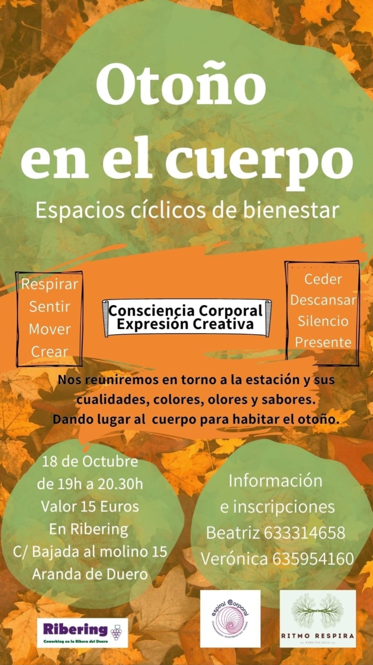 Taller otoño en el cuerpo_Aranda