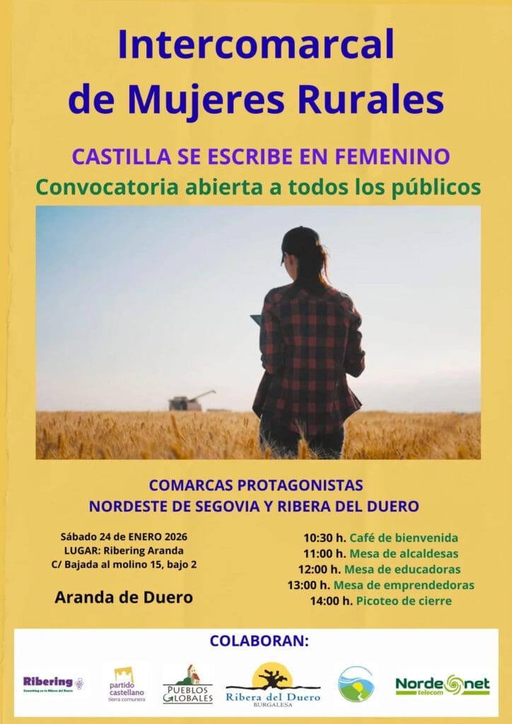 Encuentro Intercomarcal de Mujeres Rurales «Castilla se escribe en femenino»