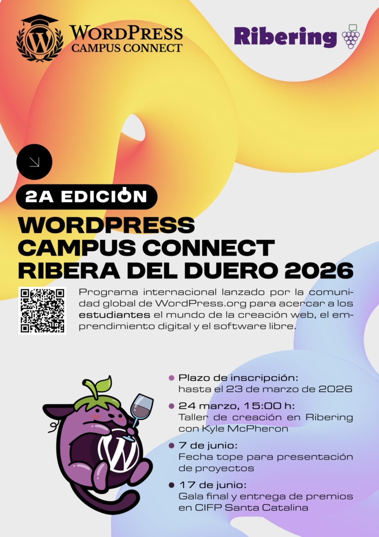 WordPress Campus Connect Ribera del Duero 2026