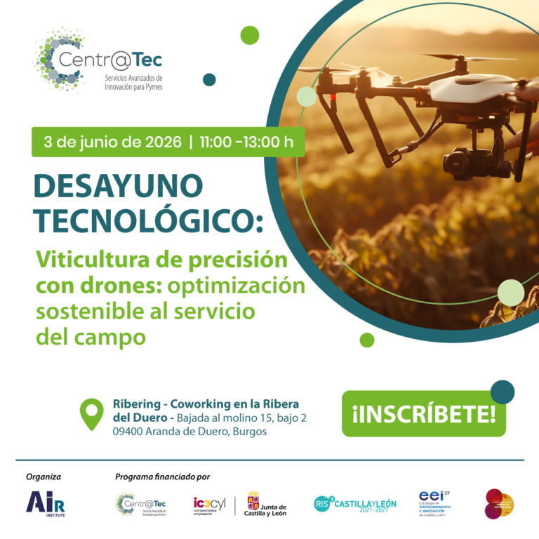 DESAYUNO TECNOLÓGICO: Viticultura de precisión con drones: optimización sostenible al servicio del campo