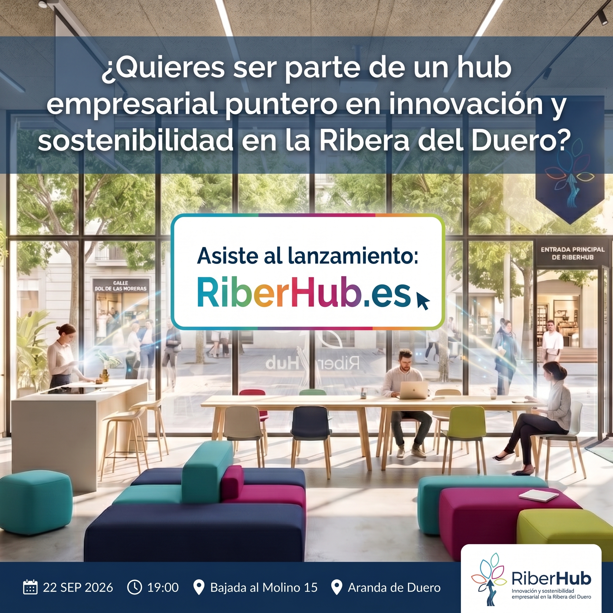 Encuentro fundacional de RiberHub, hub empresarial de innovación y sostenibilidad en la Ribera