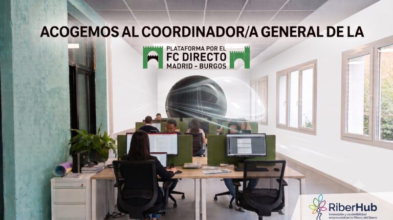 RiberHub suma fuerzas con la Plataforma por el Tren Directo acogiendo la sede de su nuevo Coordinador/a General