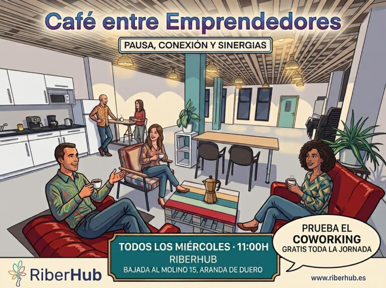 Café entre Emprendedores: Conecta, comparte y prueba gratis el Coworking